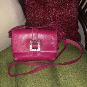 Dooney & Bourke Leather Pink Crossbody Bag